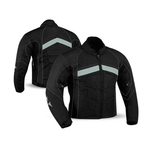 Vente en gros de vestes de moto Cordura Jaune Noir Patchwork Design Tous Temps Respirant Imperméable Longue Fermeture Éclair Racing - Product Image 2