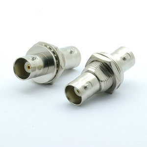 Adaptateur coaxial BNC femelle vers BNC femelle à montage sur panneau à vis avec <span class=keywords><strong>double</strong></span> <span class=keywords><strong>prise</strong></span> BNC - Product Image 5