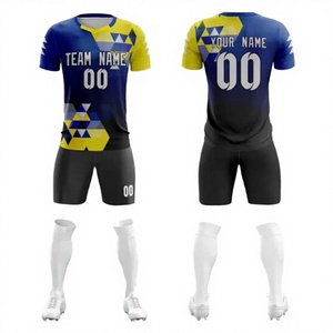 Camisetas de Fútbol Personalizadas con Impresión Digital 2025 para Hombre, 100% Poliéster, Cuello Redondo, Manga Corta, Impermeables, Conjuntos de Equipo Ligeros y Transpirables - Product Image 3