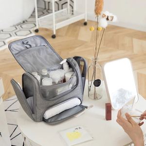 Waterproof Men Hanging Cosmetic Bag Travel Organizer <b>Makeup</b> Bag for Women Necessaries Make up <b>Case</b> Wet and Dry Wash Toiletry Bag - Product Image 5
