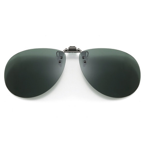 <b>Clip</b>-On Sunglasses Metal <b>Frame</b> Yellow Lenses UV400 Protection For Men And Women Sports Eyewear - Product Image 3