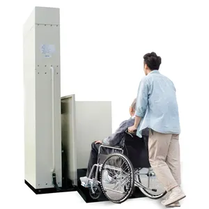 Electric Vertical Handicap Disable Elderly Stair Staircase Platform Home Wheelchair Lift