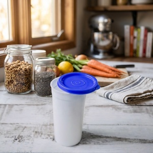 Disposable PP <b>Plastic</b> Beverage <b>Cup</b> with Leak-Resistant Lid for Bubble Tea, Juice, Smoothies, Coffee and Soft Drinks - Product Image 1