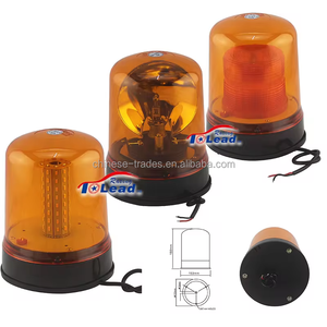 Avertisseur lumineux LED/halogène haute puissance DC12-24V lampe Flash d'urgence couvercle PC <span class=keywords><strong>Base</strong></span> magnétique/3 boulons montage IP65 pour camion extérieur - Product Image 5