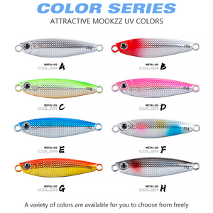เหยื่อจิ๊กโลหะ MOOKZZ 5g-40g แบบแบน <span class=keywords><strong>ตก</strong></span>ช้า สำหรับตีไกลพิเศษ <span class=keywords><strong>ตก</strong></span><span class=keywords><strong>ปลา</strong></span>ชายฝั่ง ใช้ได้ทั้งน้ำจืดและน้ำเค็ม เหมาะสำหรับตกปลาเพิร์ชและปลากะพง - Product Image 6