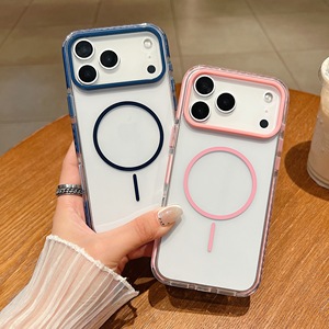 Funda de Lujo con Carga Inalámbrica para iPhone 17 18 Pro <span class=keywords><strong>Max</strong></span>, 3 en 1, Antigolpes, con Funda Magnética para iPhone 17 <span class=keywords><strong>Air</strong></span> - Product Image 1
