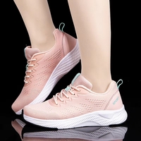 Chaussures décontractées pour femmes personnalisées par le fabricant, légères, respirantes, en mesh, pour la marche et la course