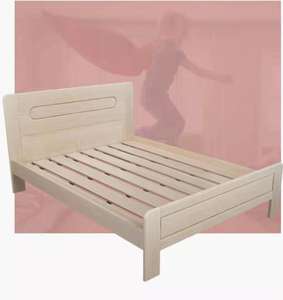 Muebles para Guardería Cama de Madera Económica para Niños con Carruaje para Dormitorio - Product Image 3