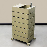 Chariot de rangement personnalisable en acier inoxydable pour salon de coiffure, idéal pour influenceurs – Meuble organisateur pour coiffeur
