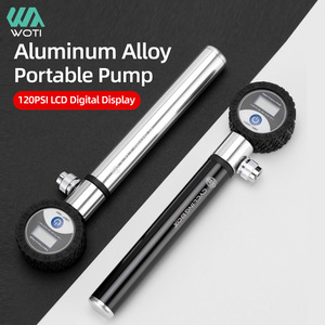 Yueli Aluminum Alloy Portable Pump 120Psi Lcd Digital Display Bicycle Bike Tire Inflator - Product Image 1