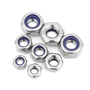 Écrous de blocage Nylock en acier inoxydable 304 DIN 985 <span class=keywords><strong>à</strong></span> filetage <span class=keywords><strong>gauche</strong></span> avec insert en nylon bleu pour la vente en gros - Product Image 5