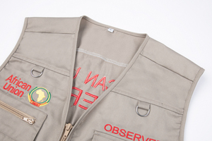 Maßgefertigte Multitaschen-Arbeitsweste |   Taktische Outdoor-Cargoweste für Angeln, Jagd, Archäologie & Arbeitskleidung - Product Image 5
