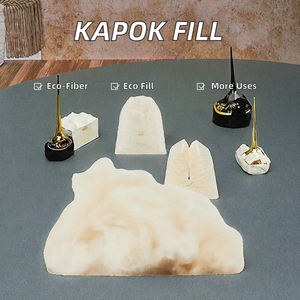 100% relleno de Fibra orgánica <span class=keywords><strong>Kapok</strong></span> Premium 100% relleno orgánico <span class=keywords><strong>Kapok</strong></span> para almohadas sofás edredones sofás muñecas patrón más crudo - Product Image 2