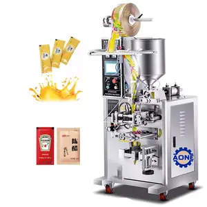 Fully Automatic Tomato Sauce/Chili Paste/Mushroom Sauce Plastic Small Bag Vertical Packing Machine