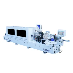 Automatic plywood edge banding machine glue furniture wood edger machine with pre-milling cleaning and polishing
