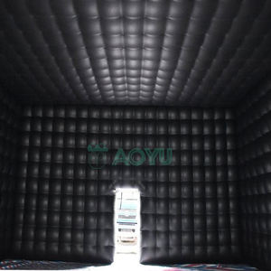 Carpa Inflable para Discoteca, Cubo Negro Portátil para Fiestas de Cumpleaños, Bodas, Bar, <span class=keywords><strong>Casa</strong></span> Móvil para Jardín - Product Image 3