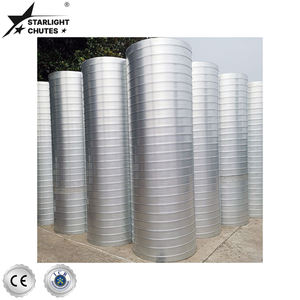 STARLIGHT CHUTES Conduit en spirale en acier inoxydable poli miroir brossé Dimensions personnalisables <span class=keywords><strong>pour</strong></span> l'industrie/moderne - Product Image 2