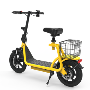 Scooter Eléctrico X12 Amarillo de 12 Pulgadas, Bicicleta de Reparto de Alimentos de Largo Alcance, Plegable, de Alta Velocidad, X12 - Product Image 2