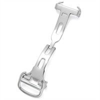 Boucle de montre pliante en acier inoxydable, fermoir de remplacement pour bracelet de montre Cartier 12mm 14mm 16mm 18mm 20mm