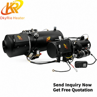 OkyRie WH-15B Calentador de Estacionamiento Diésel de 15KW Directo de Fábrica con Control por App 4G GSM y Temporizador de Ciclo de 7 Días Opcional