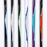 Palo de Hockey sobre Hielo de Fibra de Carbono de Primera Calidad en Combinación de Colores Clásica Azul y Blanco