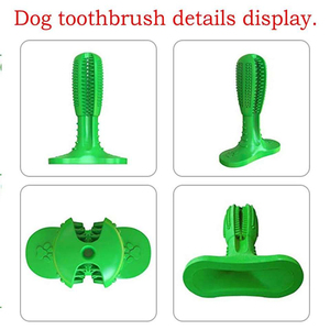Escova de dentes de borracha natural para cães, escova de dentes resistente a mordidas, brinquedo de mastigar, escova de dentes divertida para limpeza - Product Image 4