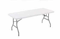 Tables de buffet pliantes en plastique de 6 pieds pour événements de restauration, mariages, restaurants, portables et pliables pour une utilisation en cour