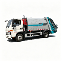 Camion Compacteur de Déchets Diesel JAC Junling E3 à Prix Abordable, Véhicule Léger de Compression des Ordures avec Levier de Conteneur pour l'Afrique