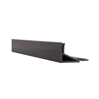 Conception personnalisée Matériaux de construction de bâtiments Profil d'angle en L toutes formes en plastique PVC