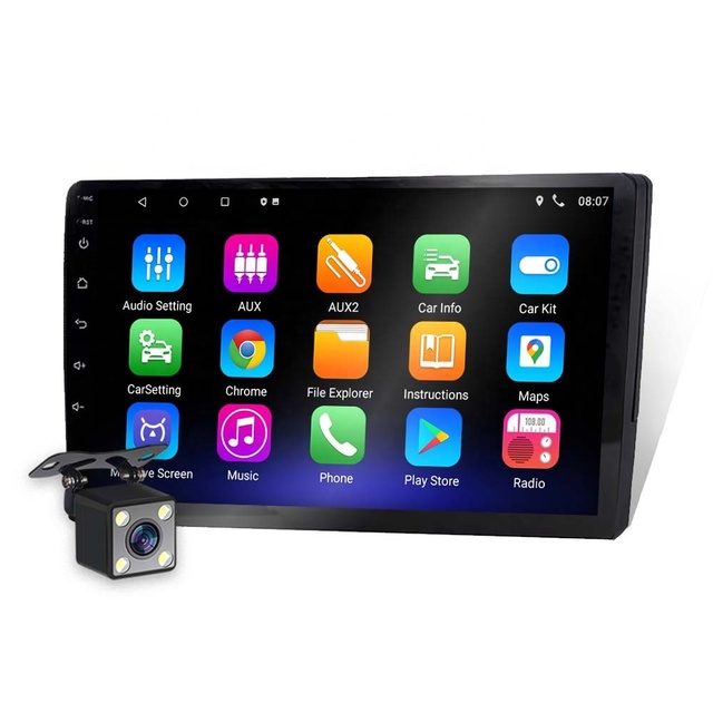 Wholesale Touch Screen Gps Multimedia Radio Android 11 Double Din Car Stereo Carplay and Android Auto