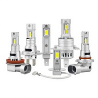 Phare LED de voiture Yundu à branchement direct 1 1 H7/H11/H4, faisceau intégré haut/bas 25W 12V 2500LM, température de couleur non spécifiée