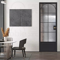 Fenêtre coulissante verticale en alliage d'aluminium pour maisons, portes de lucarne noires, toit à double vitrage, triple vitrage isolant pour la maison