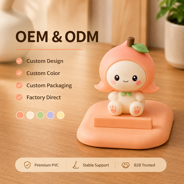 Kawaii PVC Pink Bunny Mobile Smartphone Holder Cute Phone Stand for Girls Desk Lazy Bracket Welcome Gifts