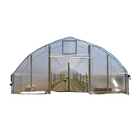 Kit complet de serre agricole de 500 mètres carrés, structure en métal, serre