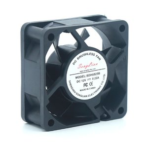 Nhà Máy Giá tay áo 6025 <span class=keywords><strong>DC</strong></span> trục quạt làm mát 12V/24V 60x60x25mm 60mm <span class=keywords><strong>DC</strong></span> không chổi than quạt làm mát - Product Image 1
