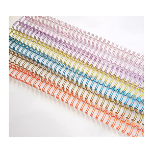 Material <span class=keywords><strong>de</strong></span> oficina escolar, bobina <span class=keywords><strong>de</strong></span> doble bucle <span class=keywords><strong>de</strong></span> Metal <span class=keywords><strong>de</strong></span> Color, accesorios <span class=keywords><strong>de</strong></span> encuadernación <span class=keywords><strong>para</strong></span> cuaderno, accesorios opcionales multicolores - Product Image 2