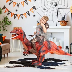 Disfraz <span class=keywords><strong>de</strong></span> Dinosaurio Inflable Unisex <span class=keywords><strong>de</strong></span> Poliéster, Divertido Disfraz <span class=keywords><strong>de</strong></span> Mascota para Niños, Halloween, Navidad, Estilo Anime, Fiesta - Product Image 5