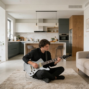 Guitarras Eléctricas de Cuerpo Semi-Hueco Directas de Fábrica, Cuerpo de Guitarra Eléctrica para Músicos de <span class=keywords><strong>Jazz</strong></span> y <span class=keywords><strong>Blues</strong></span> y Grabaciones de Estudio - Product Image 1