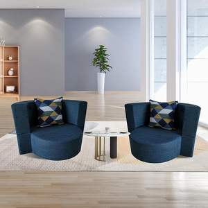 Mobili convertibili soggiorno camera da letto divano letto pieghevole Memory foam sedia rotonda pieghevole con divano pigro <span class=keywords><strong>Futon</strong></span> divano divano - Product Image 3