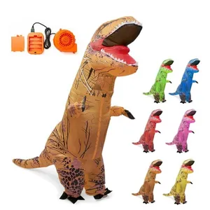 Kustom luar ruangan tiup karakter kartun dekorasi iklan tiup tiup hewan dinosaurus kostum setelan tiup