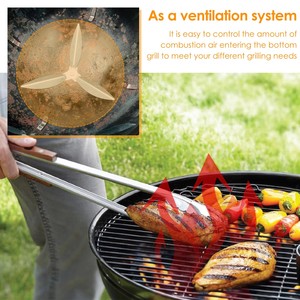Kit de nettoyage à une touche pour barbecue <span class=keywords><strong>Weber</strong></span> 22-1/2 pouces, pour le fond du barbecue, le régulateur d'air et le système de nettoyage des cendres - Product Image 5