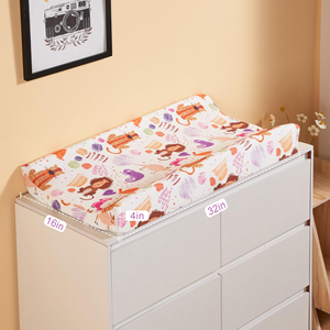 Housse de matelas à langer ultra douce et extensible, motif animal mignon, draps de table à langer pour filles - Product Image 6