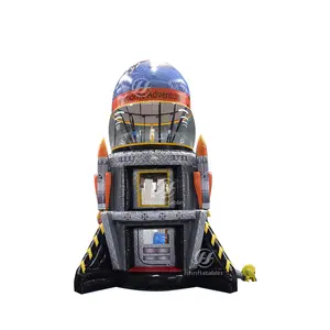 Outdoor Giant Adult Sport Games Extreme Free Fall Inflatable Parachute Game Rocket Games Inflatable