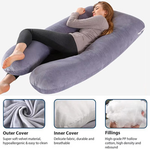 Tùy Chỉnh Mang Thai Nêm Gối U Hình Thai Sản Gối Quá Khổ Giường Gối Cho Phụ Nữ Mang Thai Bụng Tà Ngẹt - Product Image 3