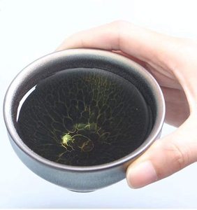 Jianzhan cinese con confezione regalo tè <span class=keywords><strong>Kung</strong></span> <span class=keywords><strong>fu</strong></span> o tazza da tè in ceramica ciotola artigianato cinese fatto a mano Designer fiori classici meditazione - Product Image 2