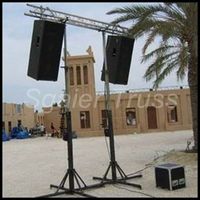 Torre de Elevación Telescópica Sgaier con Manivela para Altavoces