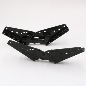Bisagra para Muebles de 230 mm, Hierro Negro, Montaje en Superficie, Diseño Moderno y Duradero para Sofá Cama, Mesa de Centro, Patas Plegables - Product Image 2