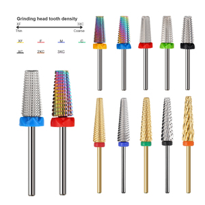 Đầu mài móng Yaqin chất lượng cao <span class=keywords><strong>3</strong></span>/32 loại bỏ nhanh gel cứng acrylic, dùng được cho cả tay trái và tay phải, 4XC cacbua tungsten 5 trong 1 - Product Image 1