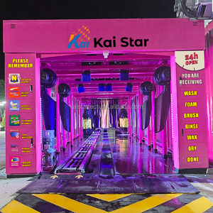 Yüksek Kaliteli Elektrikli Basınçlı Temizleme Derinlemesine Temizlik Tam Otomatik 30m Tünel Araba Yıkama Makinesi Etkili Kurutma Özelliğiyle - Product Image 6