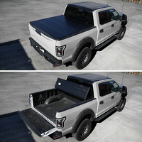 4x4 Ramassage En Aluminium Dur Quadfold Quad Fois Quad-Camion fois Lit Tonneau Cover pour Dodge Ram 1500 2500 GMC Sierra F-150 Raptor